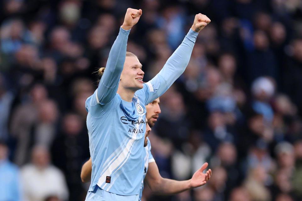 哈兰德破门！破英超67天球荒，4战阿森纳均破门，多纳鲁马狂喜